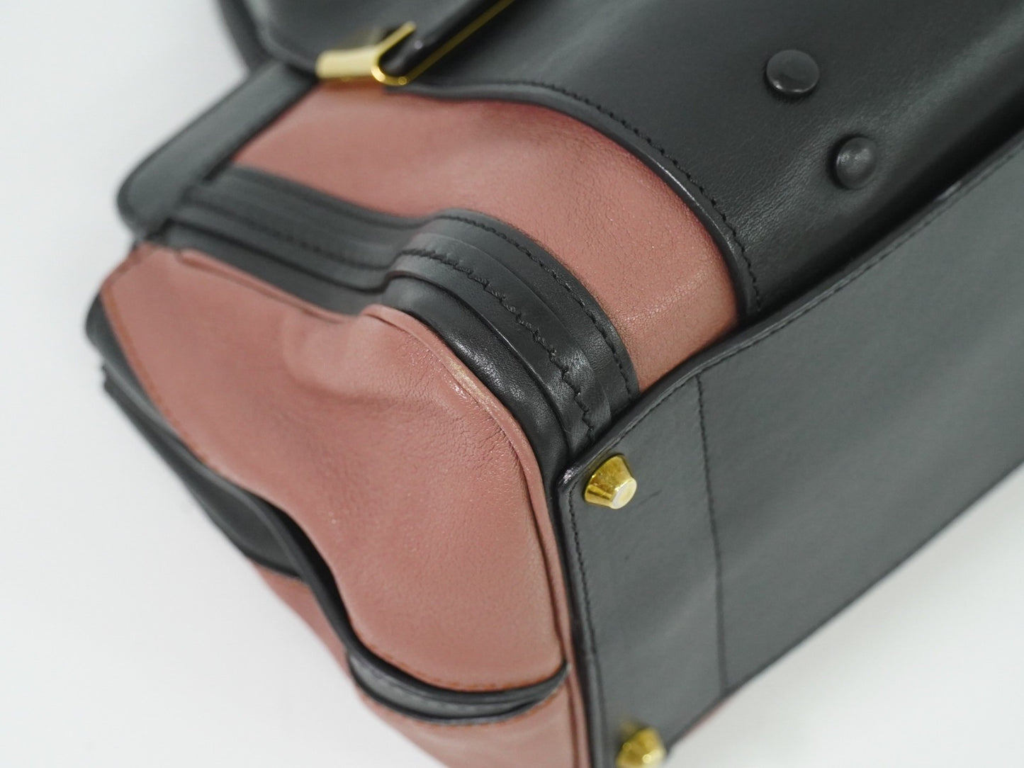 Chloe Alice Satchel Leather, PINK, LEATHER, Handbag