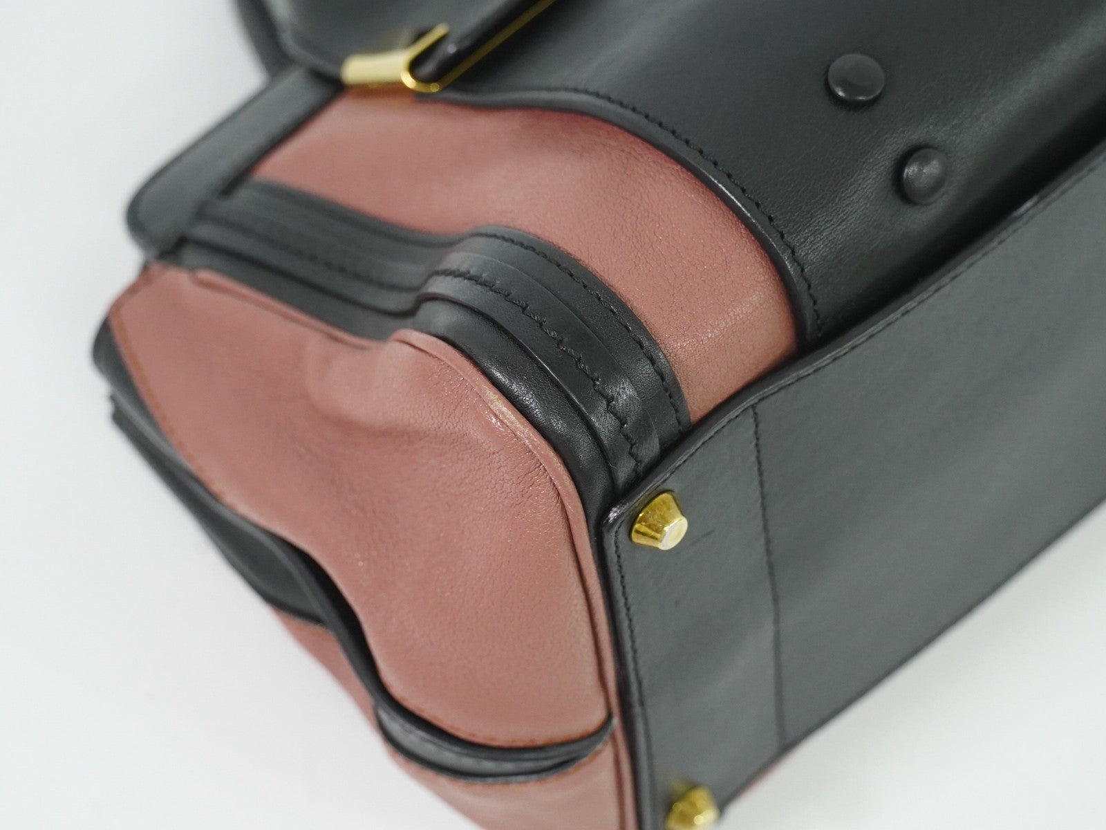 Chloe Alice Satchel Leather, PINK, LEATHER, Handbag