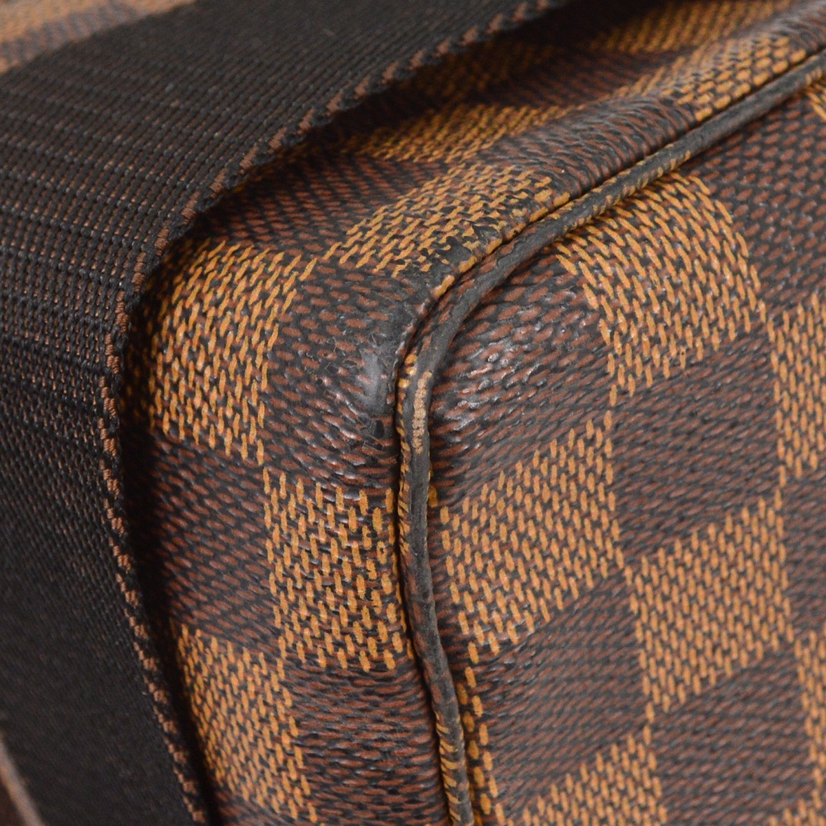 Louis Vuitton Broadway Bag Damier, BROWN, CANVAS, Shoulder bag