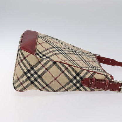 Burberry Shoulder Bag Nova Check Canvas, BEIGE, CANVAS, Shoulder bag