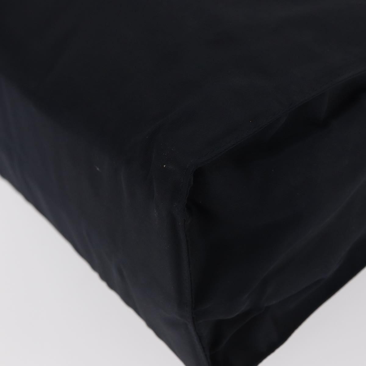 Prada Metal Handles Tote Tessuto, NAVY, NYLON, Tote bag