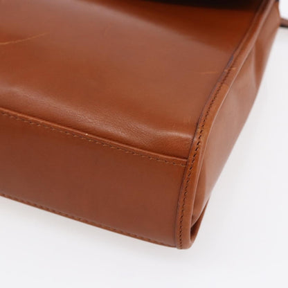 Celine Handbag Leather, BROWN, LEATHER, Handbag