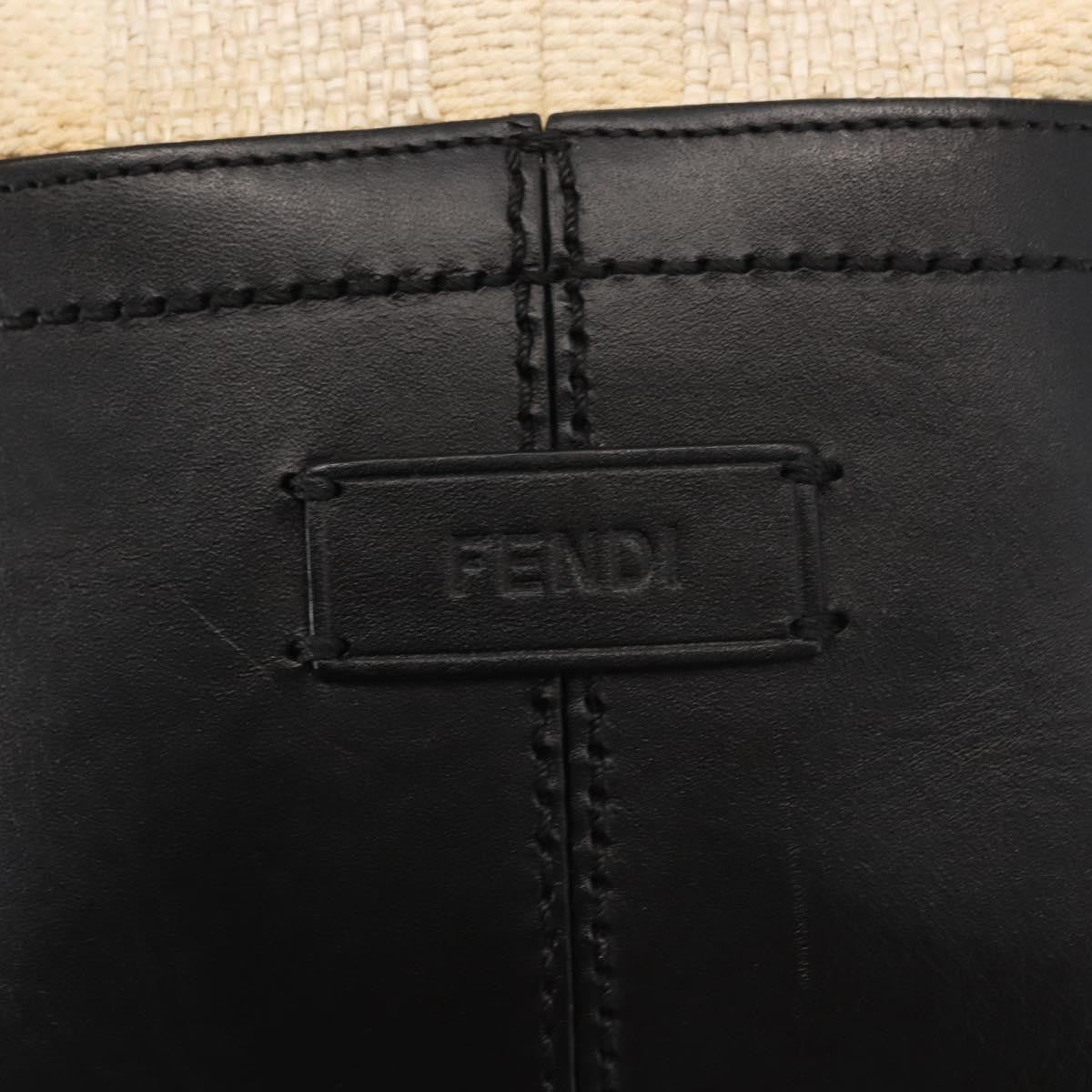 Fendi Pequin 2Bag Canvas and Leather, BEIGE, CANVAS, Tote bag