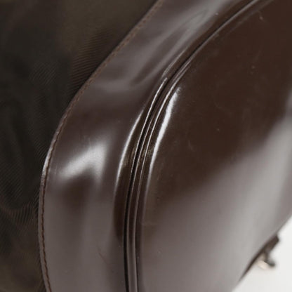 Gucci Vintage Bamboo Sling Backpack Nylon, BROWN, NYLON, Backpack