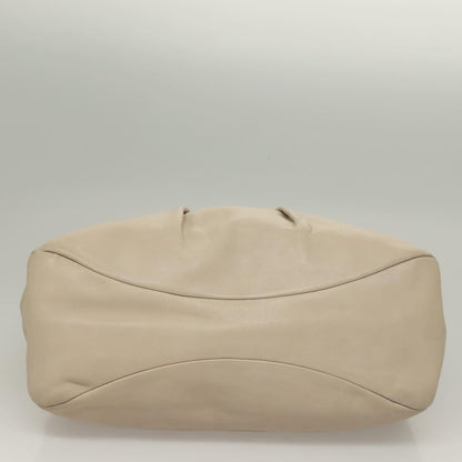 Salvatore Ferragamo Vara bow tote Leather, BEIGE, LEATHER, Tote bag