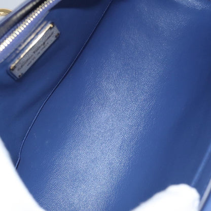 Salvatore Ferragamo Abbey Shoulder Bag Leather, BLUE, LEATHER, Shoulder bag