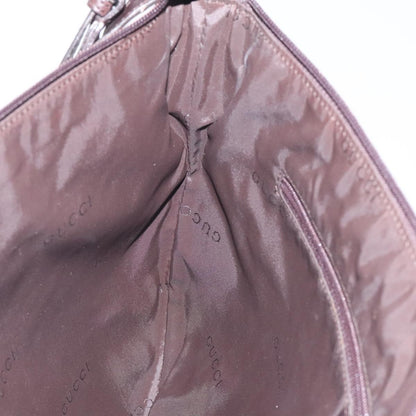 Gucci Vintage Shoulder Bag Leather, BROWN, LEATHER, Shoulder bag