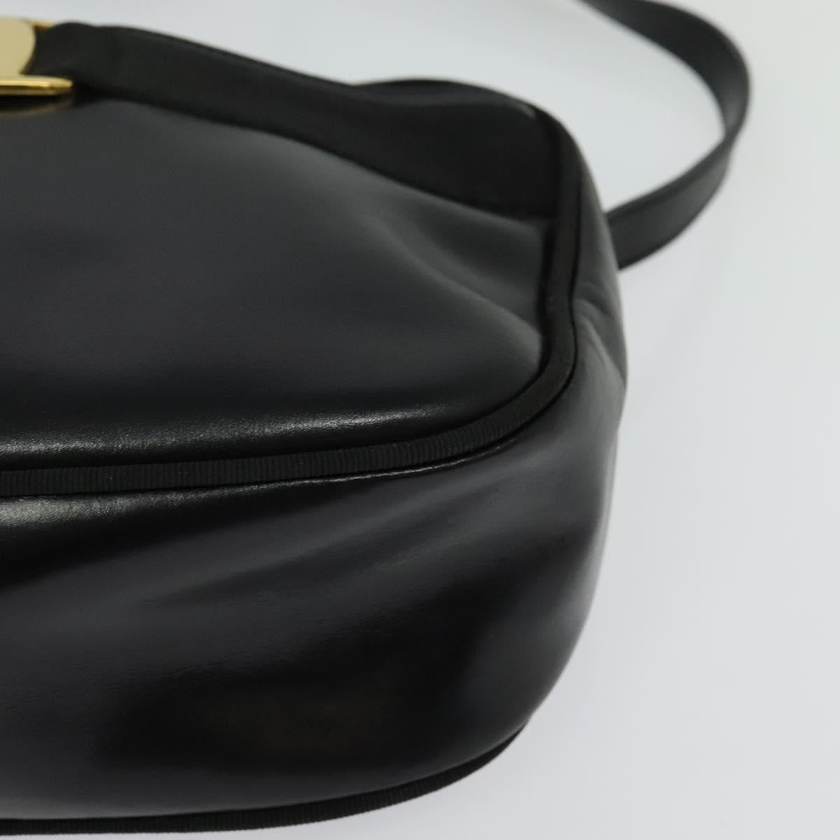 Salvatore Ferragamo Vara Bow camera Shoulder Bag Leather, Black, Leather, Shoulder Bag