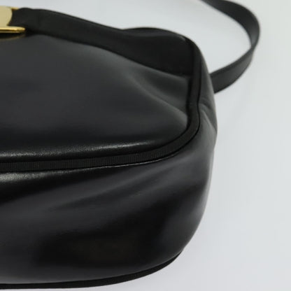 Salvatore Ferragamo Vara Bow camera Shoulder Bag Leather, Black, Leather, Shoulder Bag