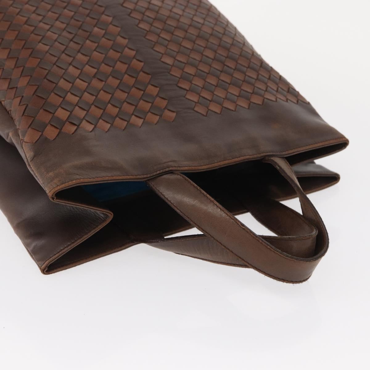 Bottega Veneta Tote Intrecciato Nappa, BROWN, LEATHER, Tote bag