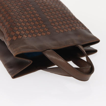 Bottega Veneta Tote Intrecciato Nappa, BROWN, LEATHER, Tote bag