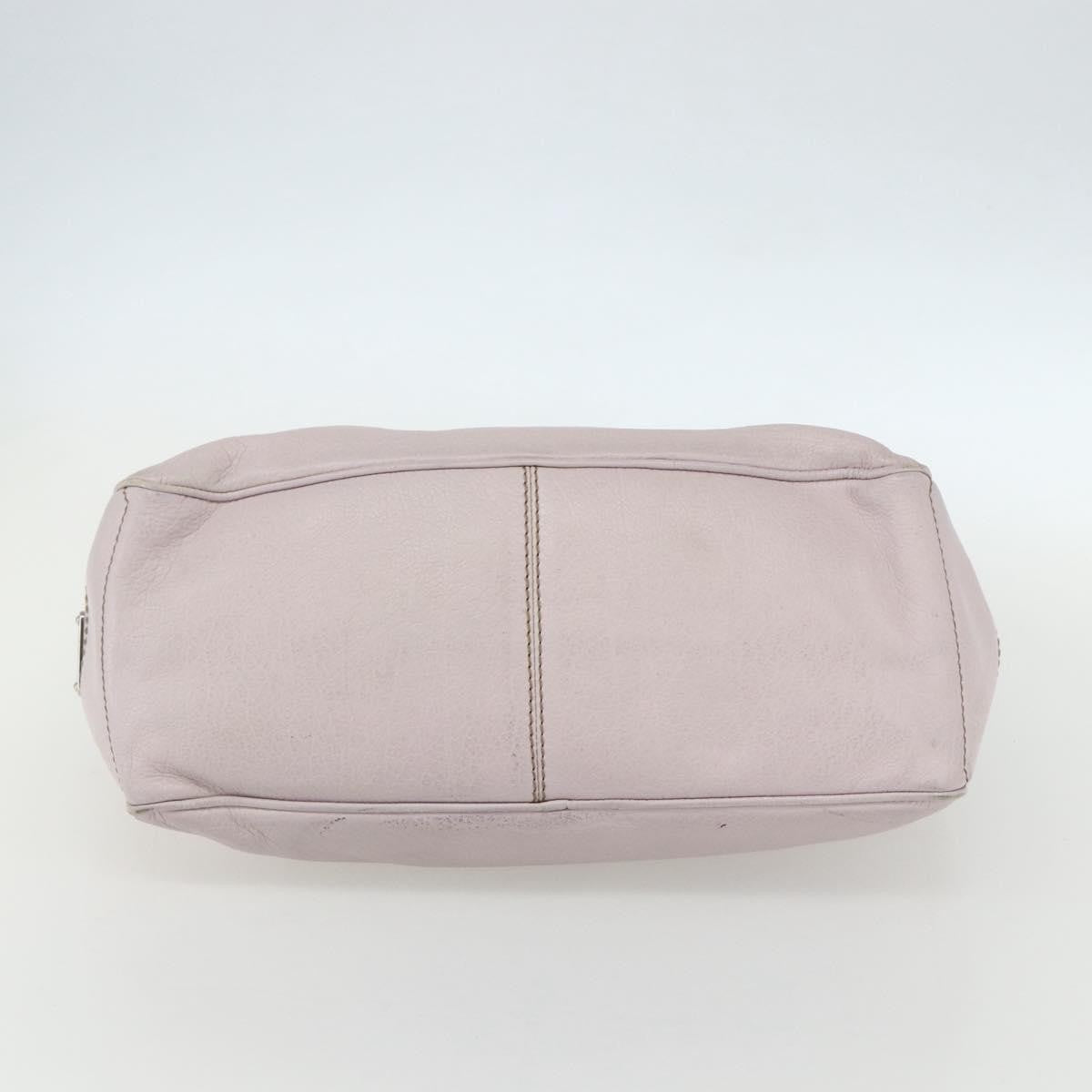 Celine Boogie Satchel Leather, PINK, LEATHER, Handbag