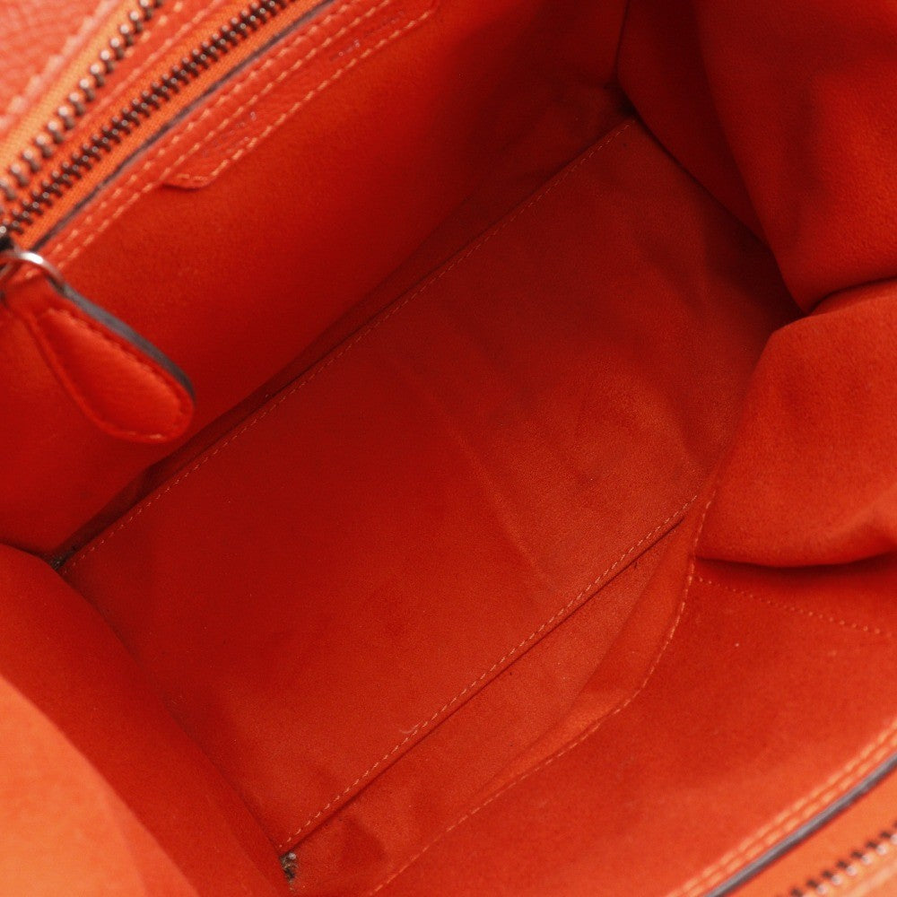 Celine Luggage Bag Grainy Leather, RED, LEATHER, Bag