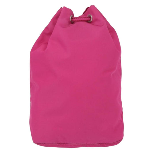 Prada Pochette Nylon, PINK, NYLON, Clutche & pouche