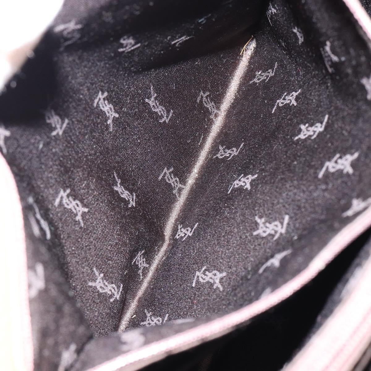 Saint Laurent Vintage Handbag Leather, BROWN, LEATHER, Handbag