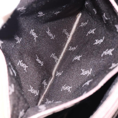 Saint Laurent Vintage Handbag Leather, BROWN, LEATHER, Handbag