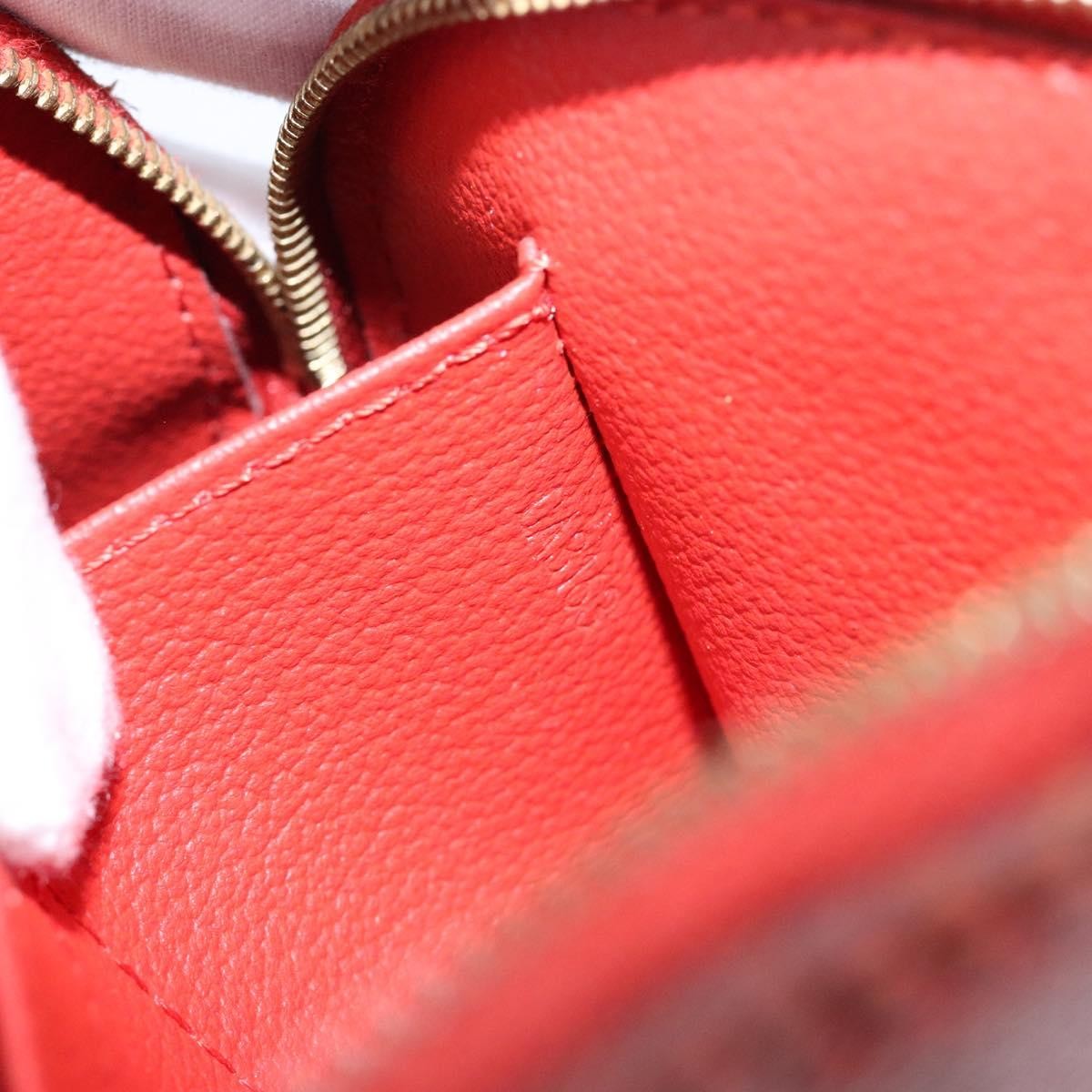 Louis Vuitton Cosmetic Pouch Monogram Empreinte Leather, RED, LEATHER, Toiletry Case