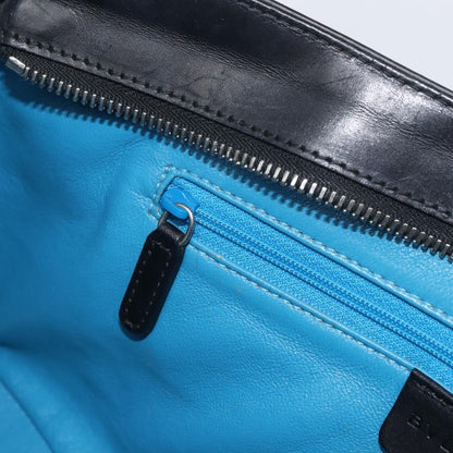 Bvlgari Handbag Leather, BLACK, LEATHER, Handbag