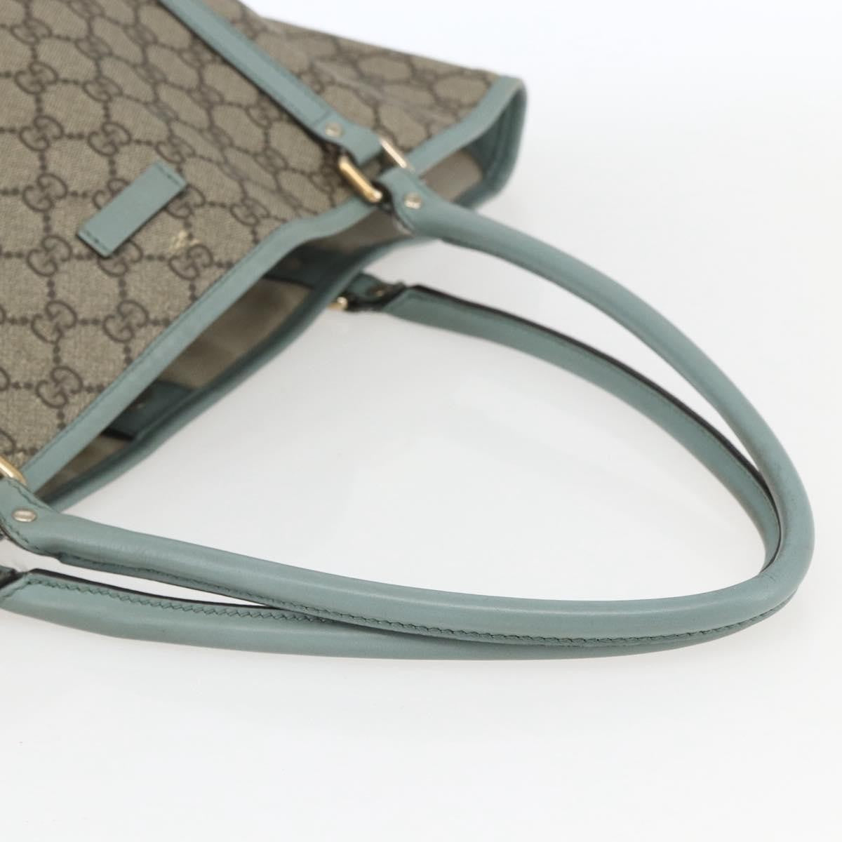 Gucci Joy Plus Tote GG Coated Canvas with Leather, BEIGE, PVC, Tote bag