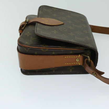 Louis Vuitton Cartouchiere Handbag Monogram Canvas, BROWN, CANVAS, Shoulder bag