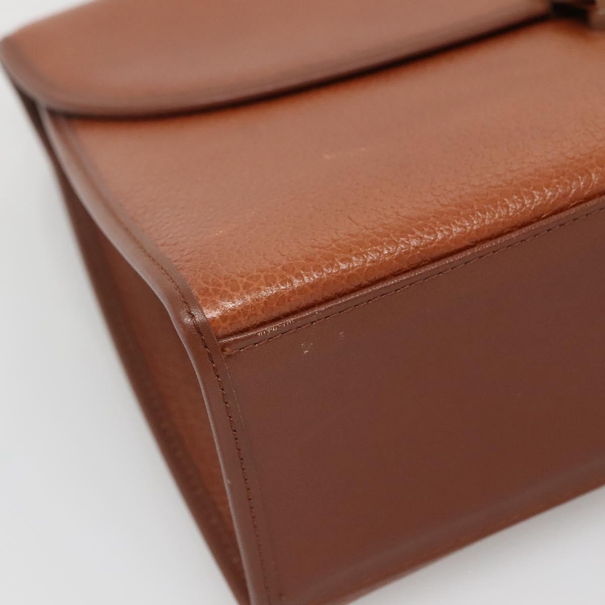 Burberry Vintage Handbag Leather, BROWN, LEATHER, Handbag