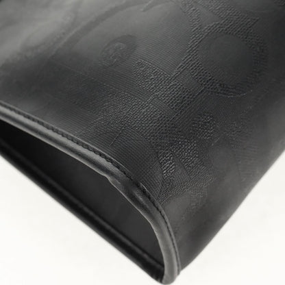 Christian Dior Vintage Trotter Pouch Diorissimo Canvas, BLACK, PVC, Clutche & pouche