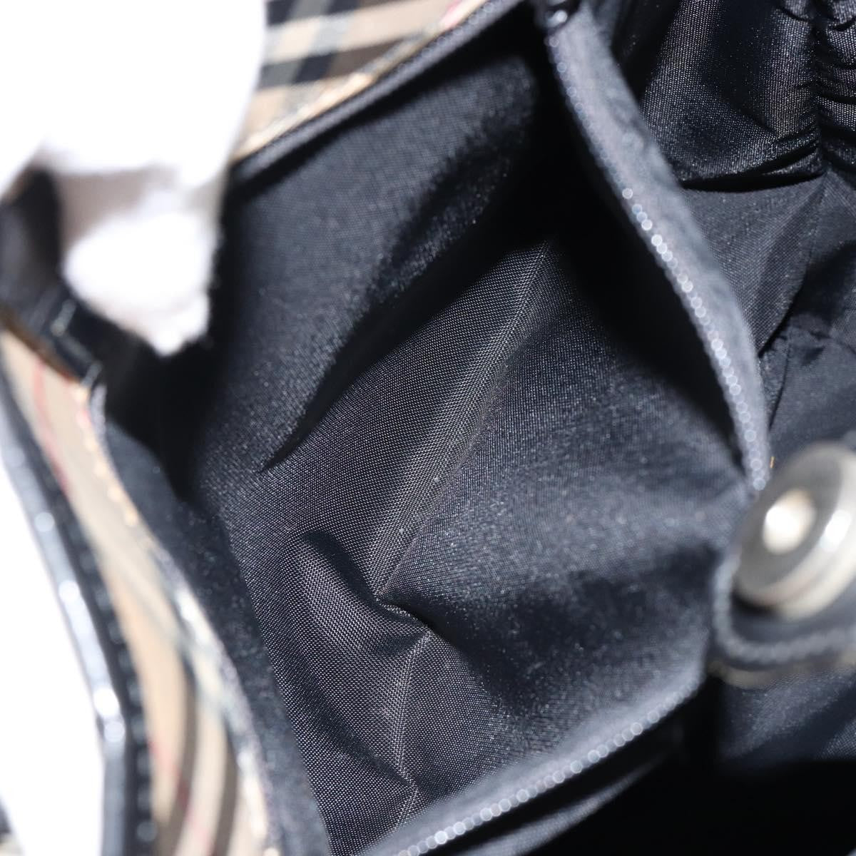 Burberry Nova Check Tote Canvas and Leather, BEIGE, CANVAS, Tote bag