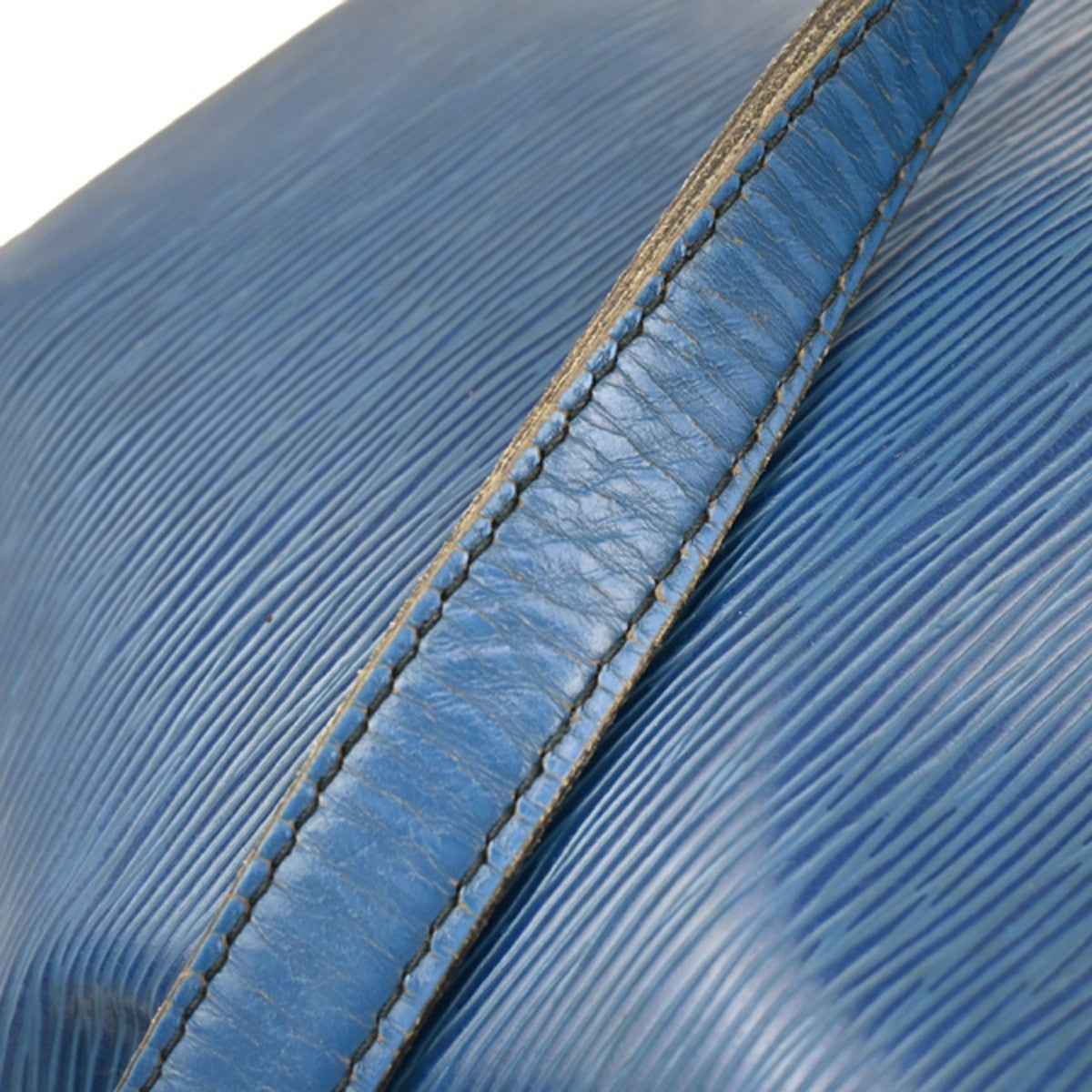 Louis Vuitton Petit Noe Handbag Epi Leather, BLUE, LEATHER, Shoulder bag