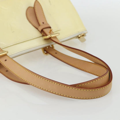 Louis Vuitton Rosewood Avenue Handbag Monogram Vernis, YELLOW, PATENT_LEATHER, Handbag