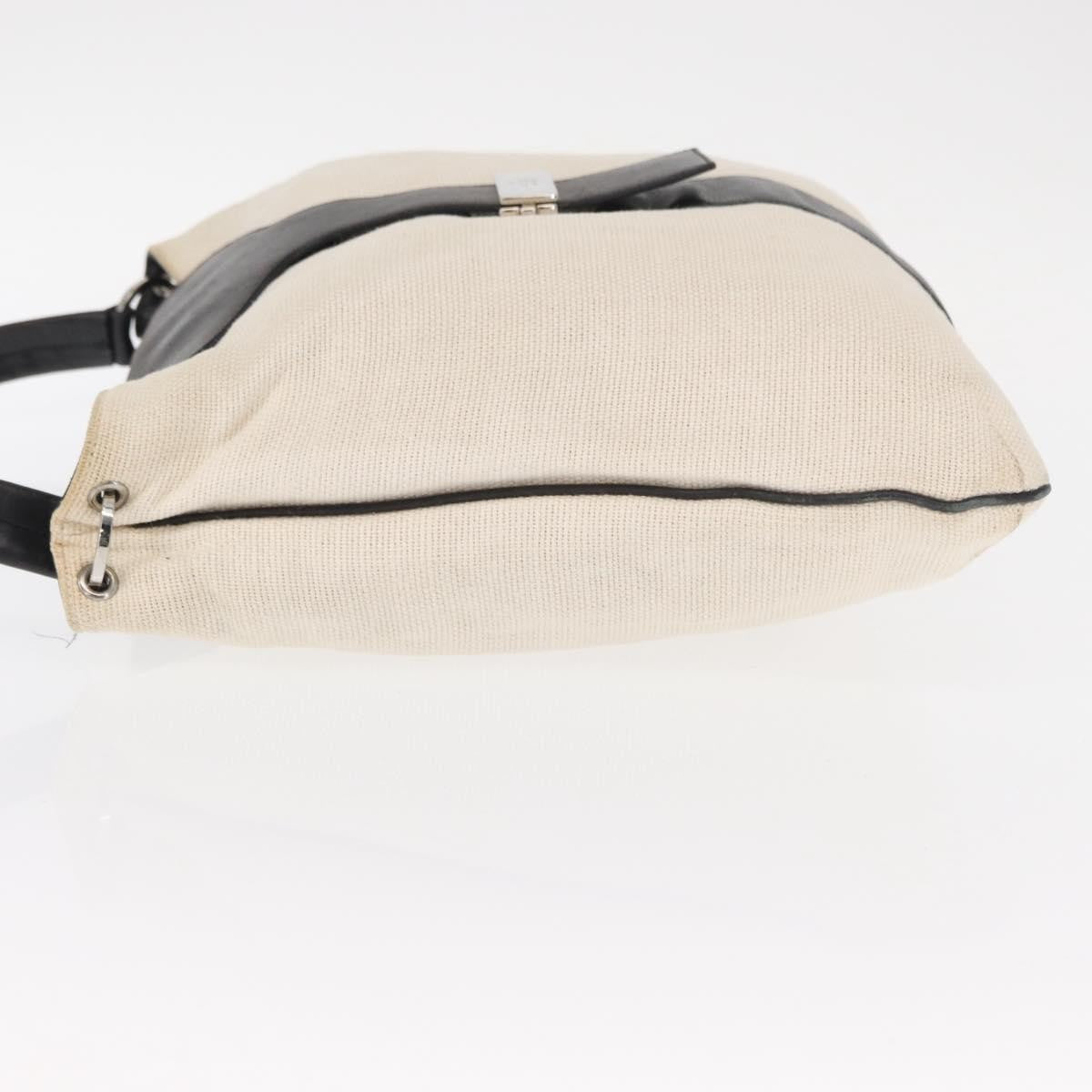 Gucci Vintage Shoulder Bag Canvas, BEIGE, CANVAS, Shoulder bag