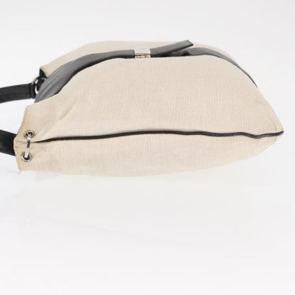 Gucci Vintage Shoulder Bag Canvas, BEIGE, CANVAS, Shoulder bag