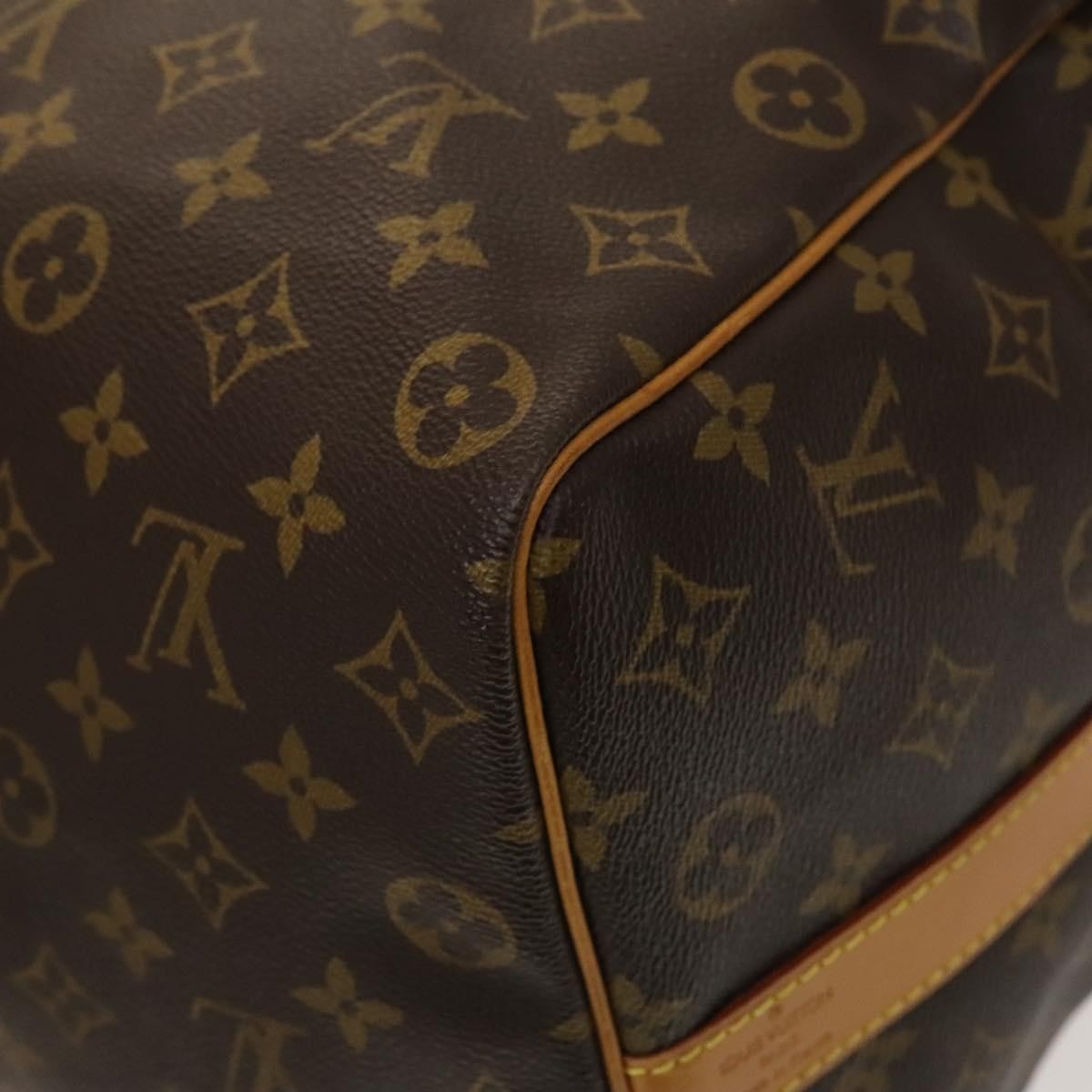 Louis Vuitton Keepall Bandouliere Bag Monogram Canvas, BROWN, CANVAS, Travel bag