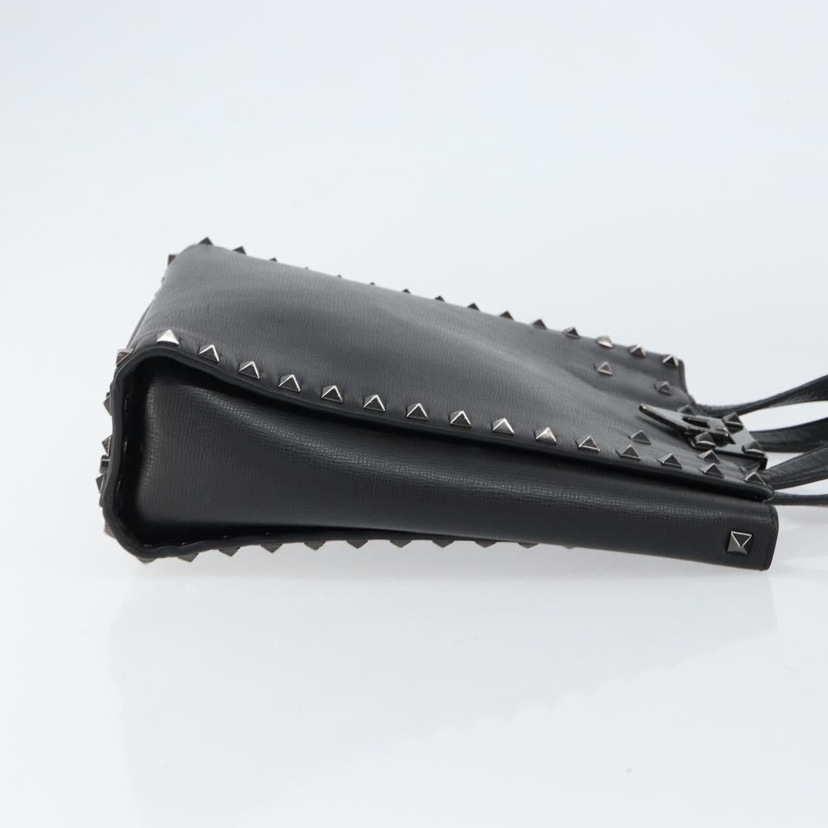 Valentino Garavani Rockstud Tote Rigid Leather, BLACK, LEATHER, Handbag