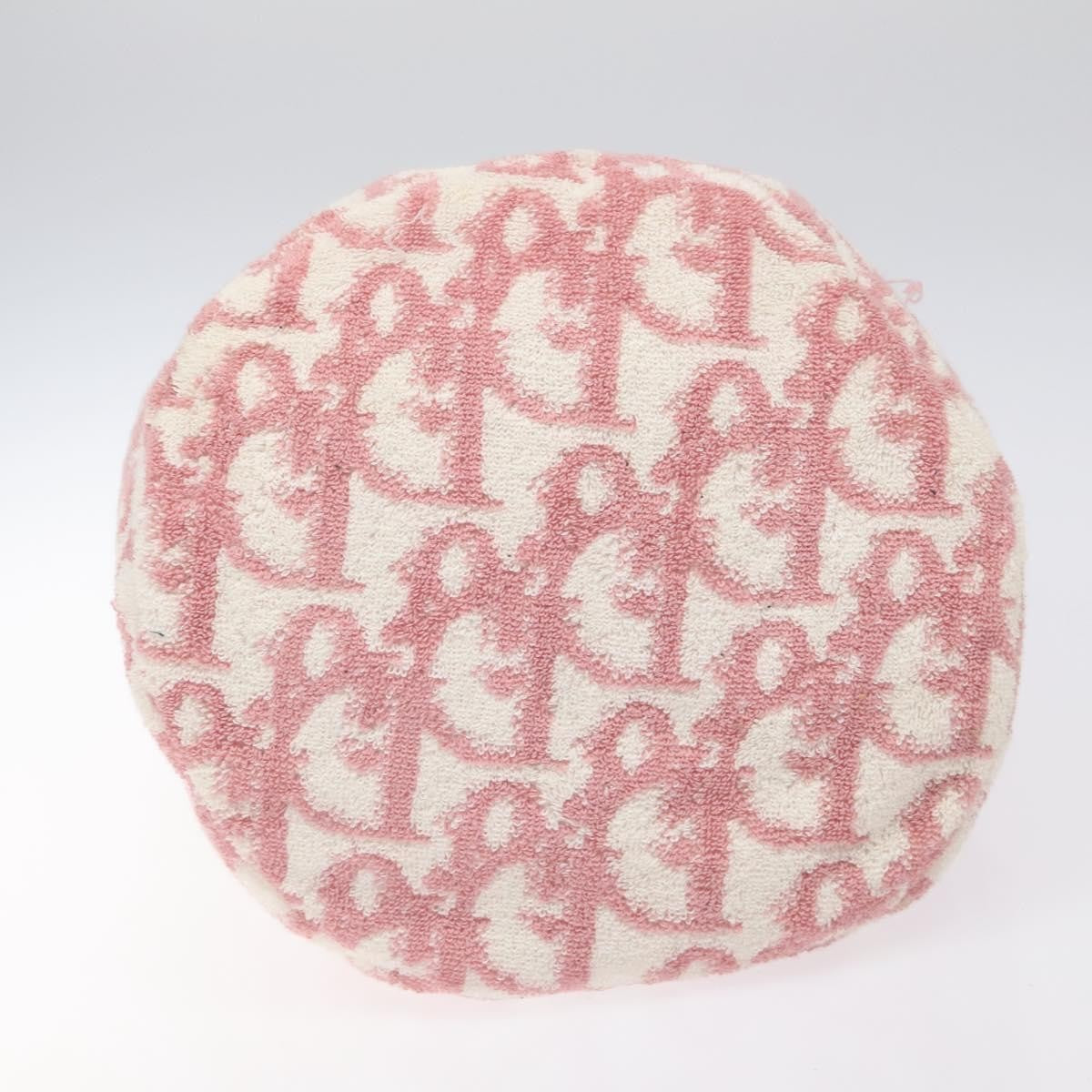 Christian Dior Vintage Trotter Pouch Pile, PINK, COTTON, Clutche & pouche