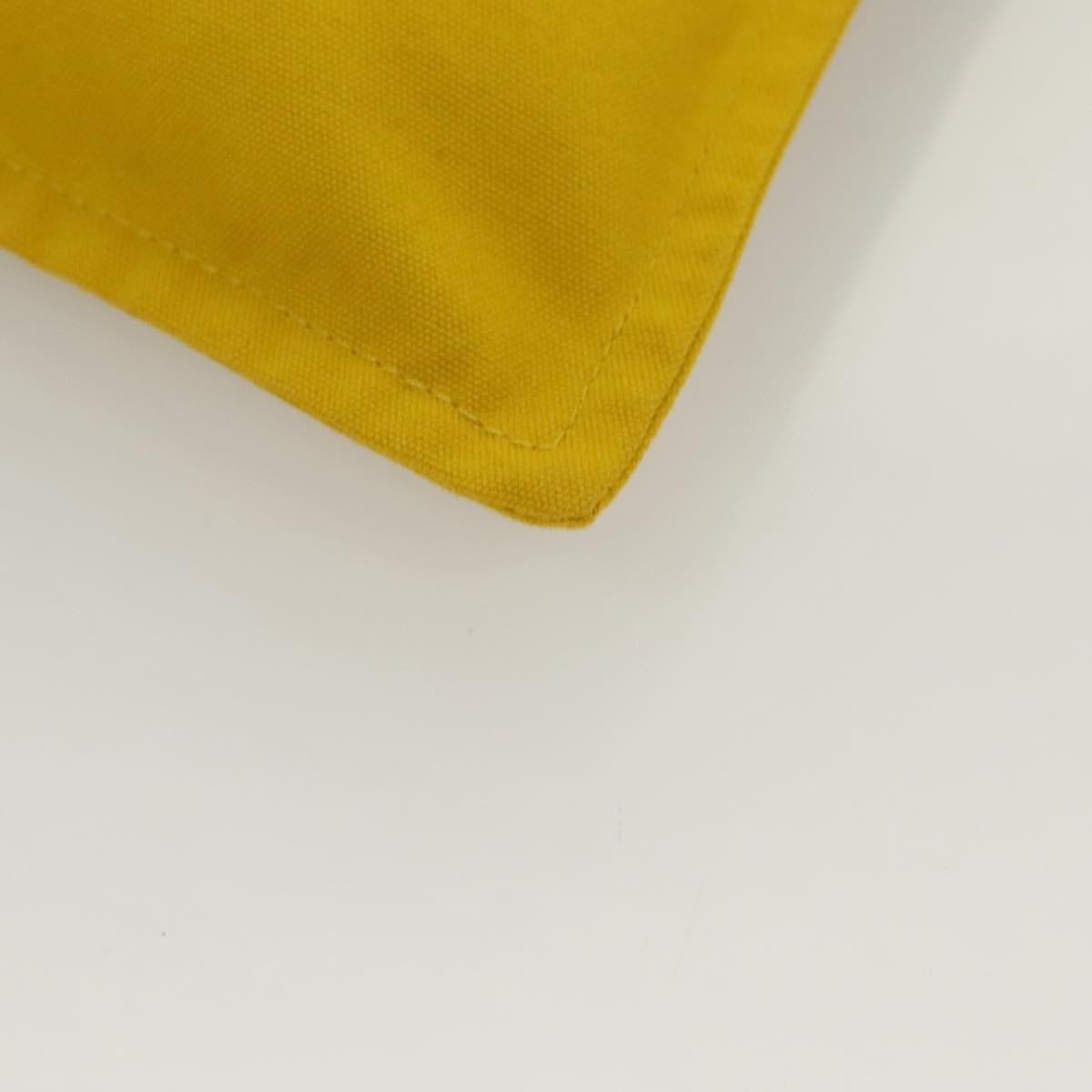 Hermes Bora Bora Pouch Toile, YELLOW, CANVAS, Clutche & pouche