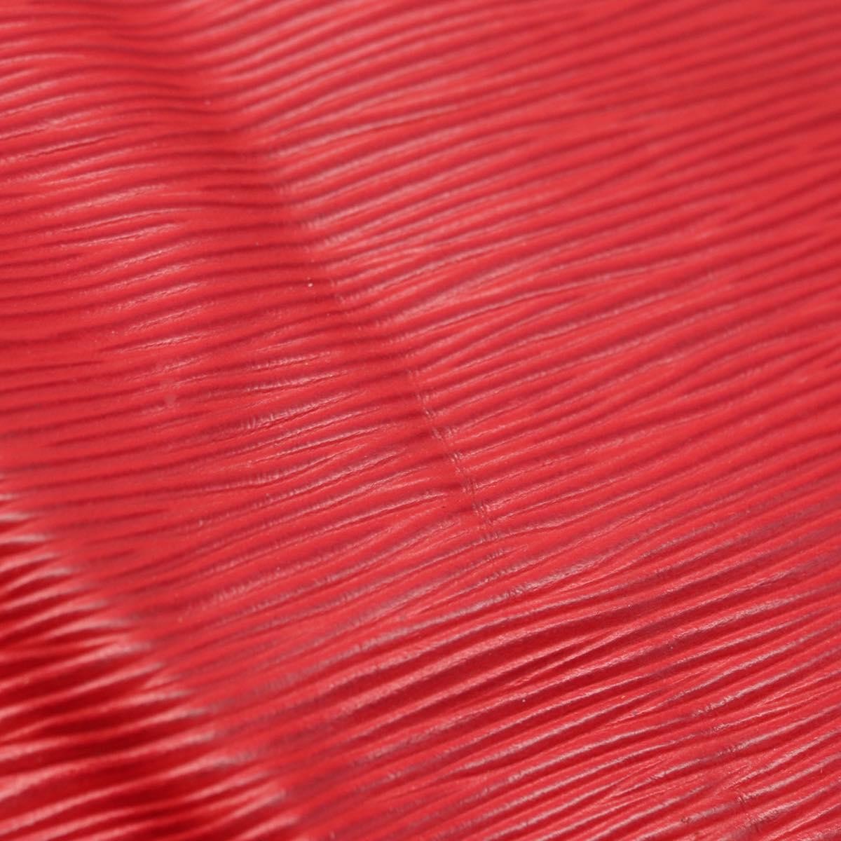 Louis Vuitton Petit Noe Handbag Epi Leather, RED, LEATHER, Shoulder bag