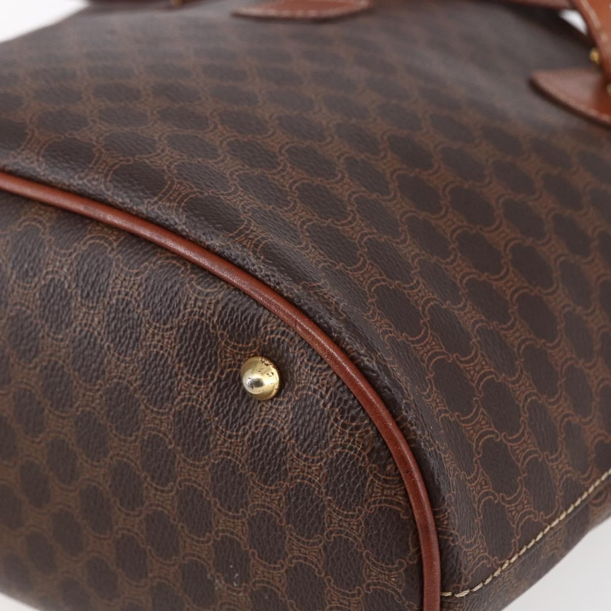 Celine Vintage Macadam Tote bag Canvas, BROWN, CANVAS, Tote bag