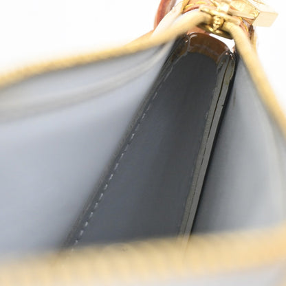 Louis Vuitton Lexington Pochette Monogram Vernis, YELLOW, PATENT_LEATHER, Clutche & pouche