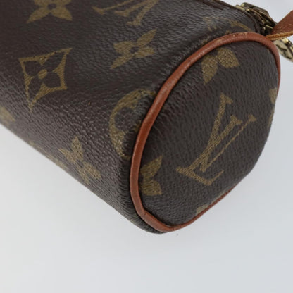 Louis Vuitton Papillon Pochette Monogram Canvas, BROWN, CANVAS, Clutche & pouche