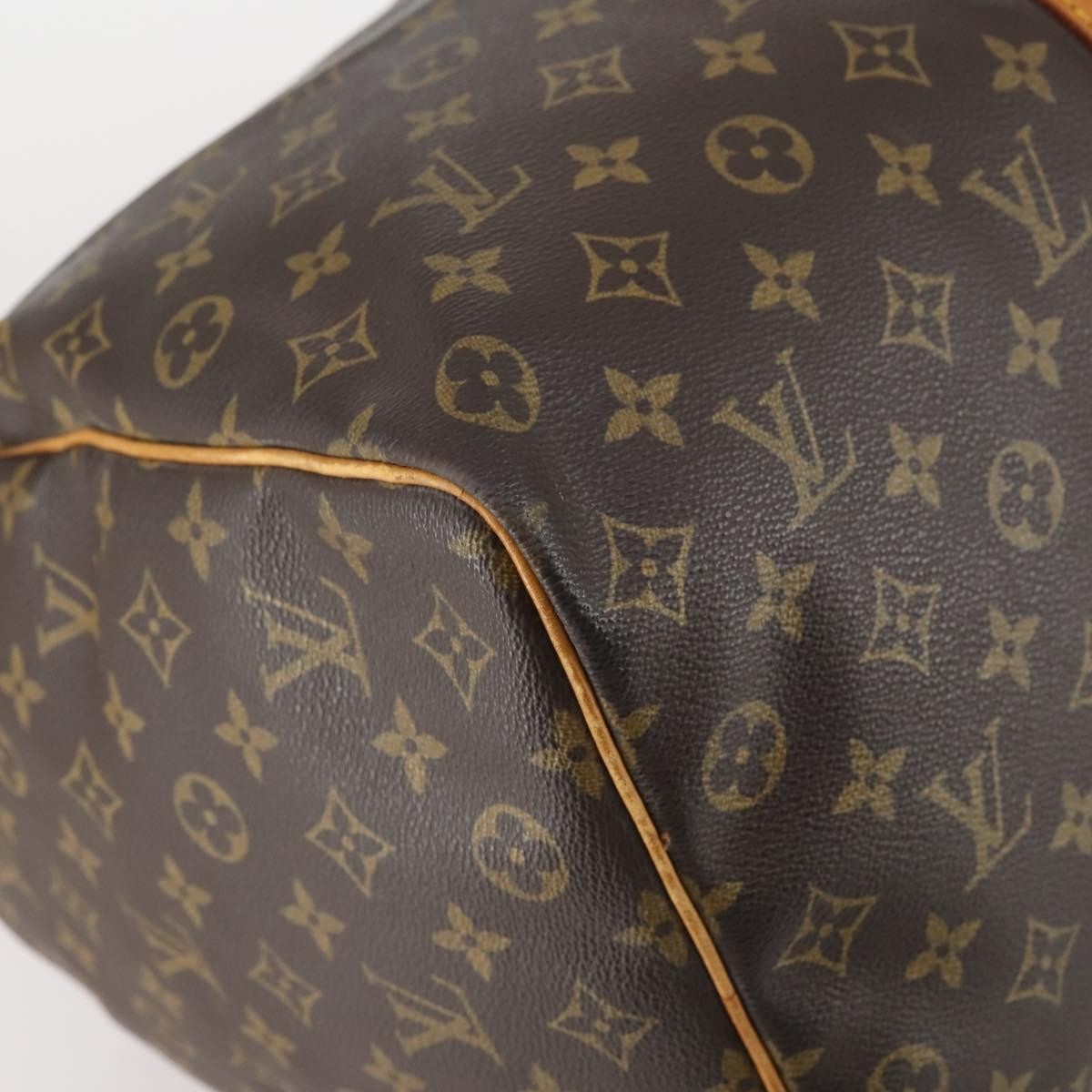 Louis Vuitton Keepall Bag Monogram Canvas, BROWN, CANVAS, Travel bag