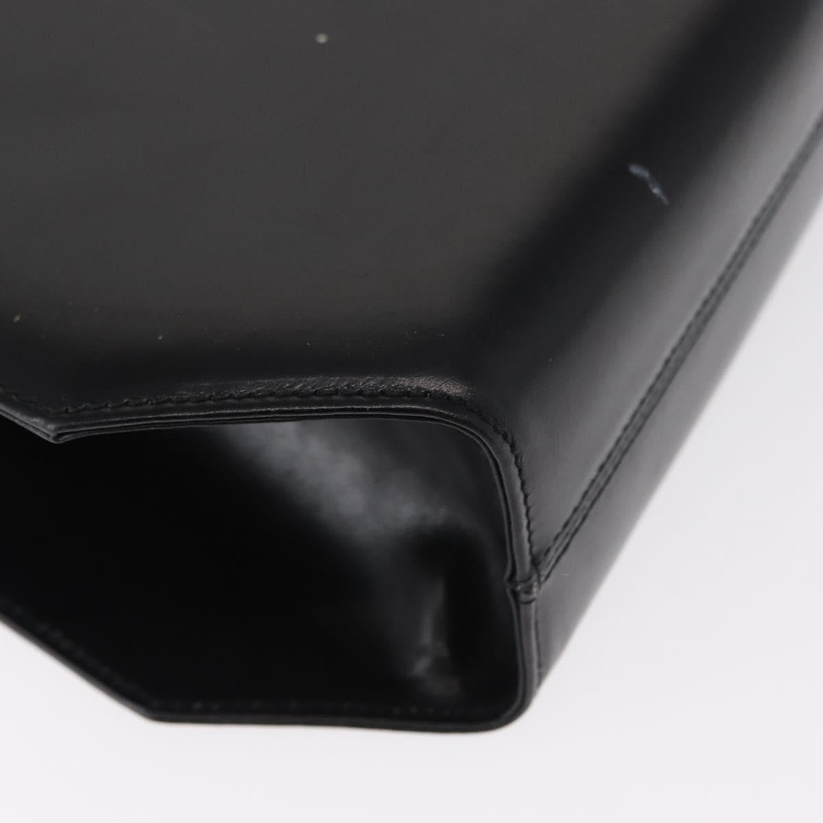 Salvatore Ferragamo Gancini Shoulder Bag Leather, BLACK, LEATHER, Shoulder bag