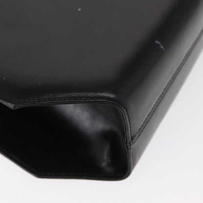 Salvatore Ferragamo Gancini Shoulder Bag Leather, BLACK, LEATHER, Shoulder bag