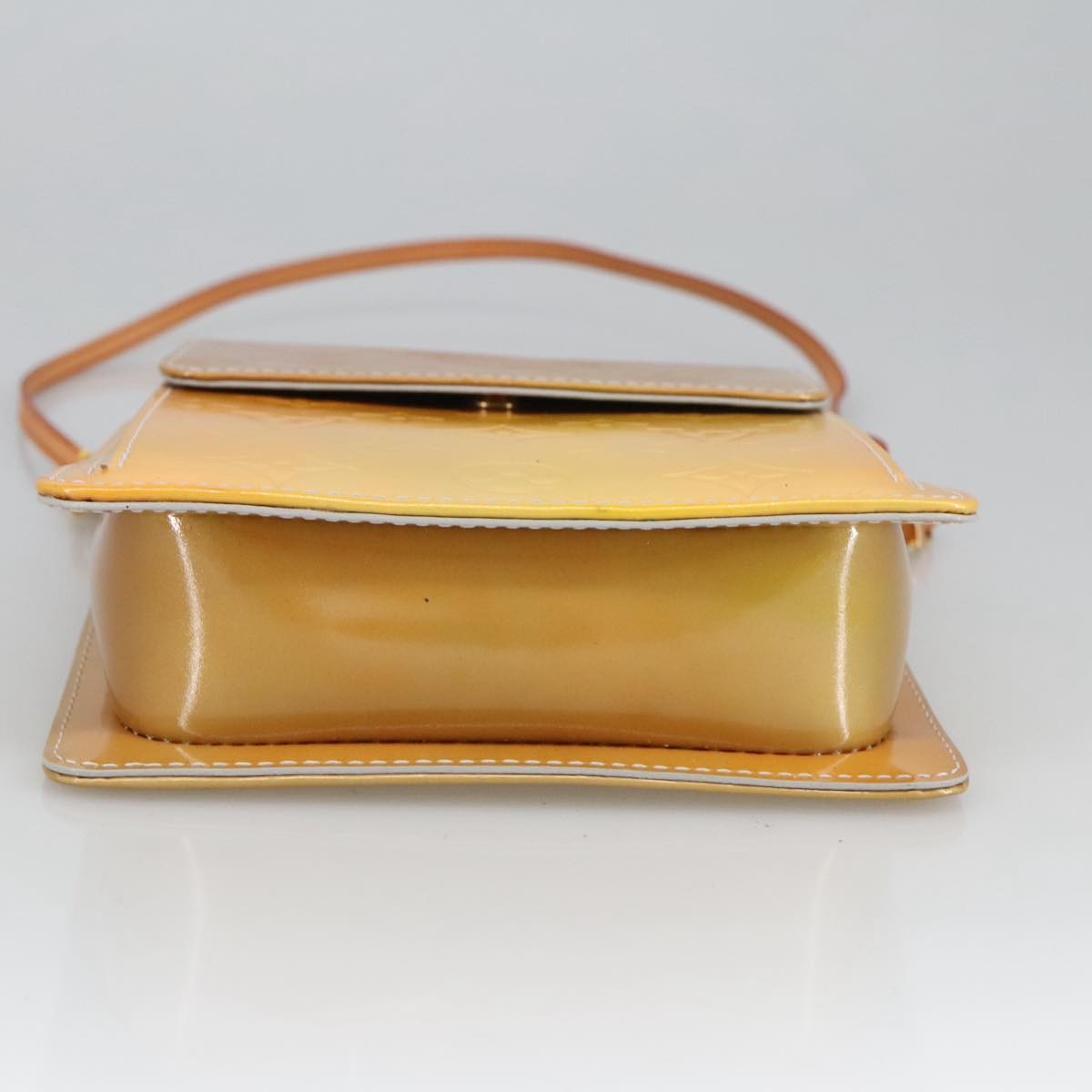 Louis Vuitton Pochette Mott Patent leather, YELLOW, PATENT_LEATHER, Clutche & pouche