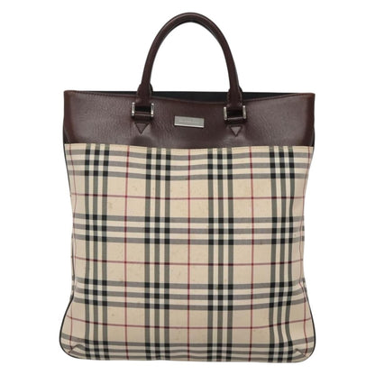 Burberry Nova Check Tote Nylon, BEIGE, NYLON, Tote bag