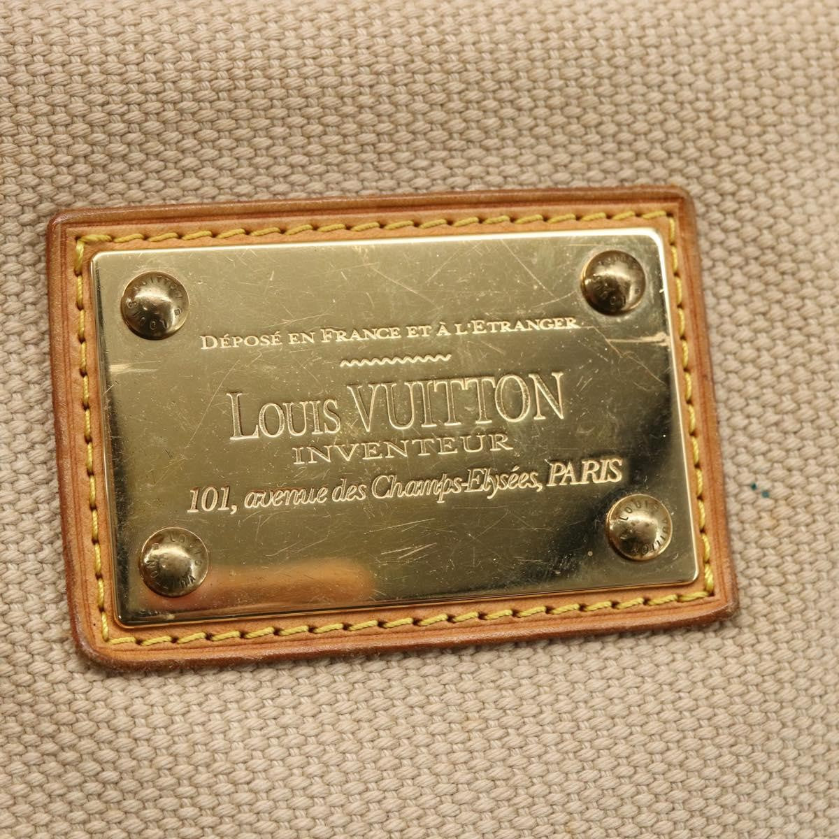 Louis Vuitton Antigua Tote Canvas, BEIGE, CANVAS, Tote bag