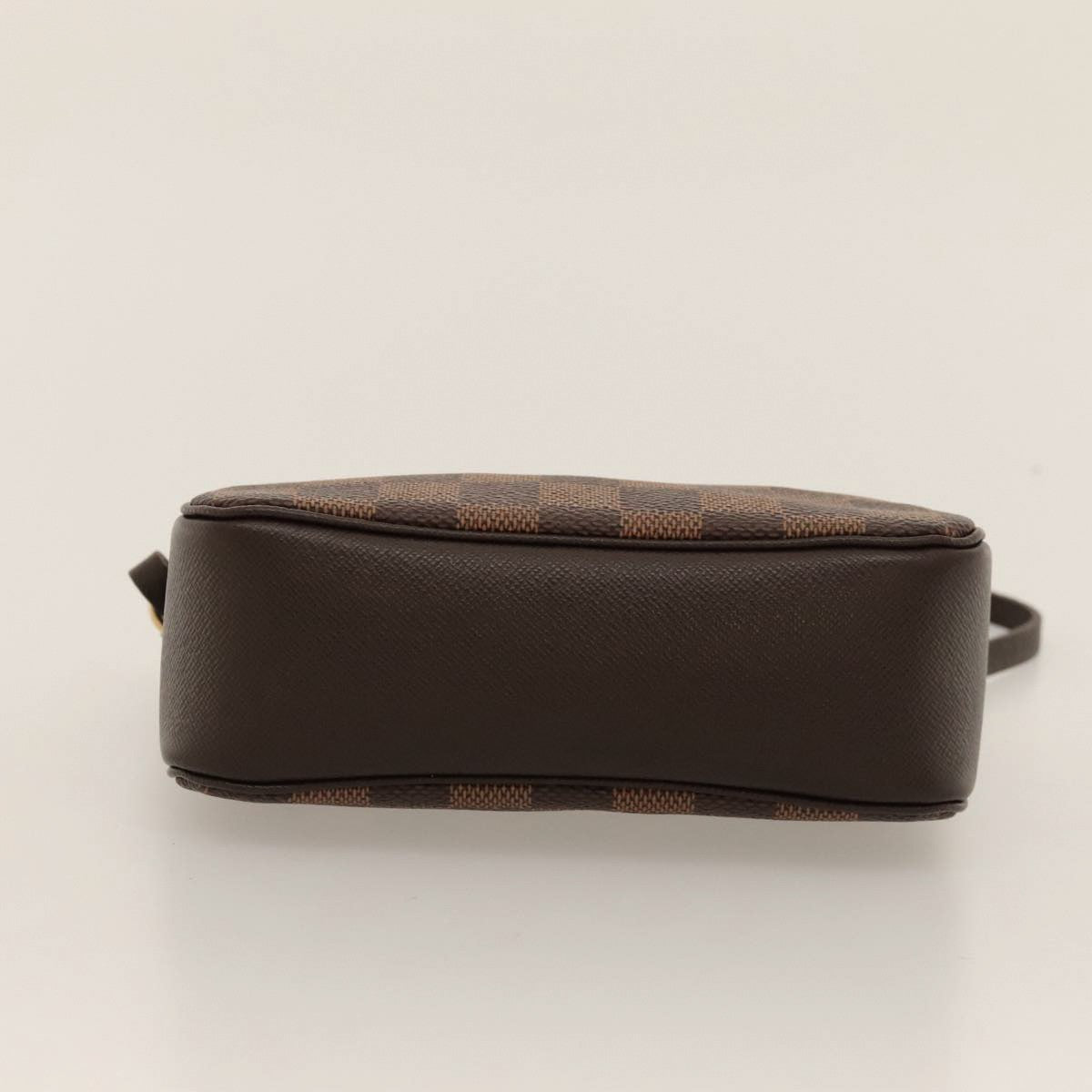 Louis Vuitton Trousse Make Up Bag Damier, BROWN, CANVAS, Clutche & pouche