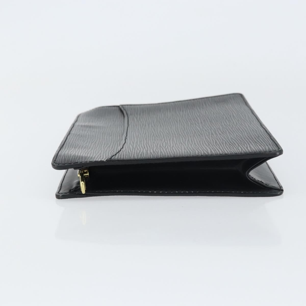 Louis Vuitton Pochette Homme Epi Leather, BLACK, LEATHER, Clutche & pouche