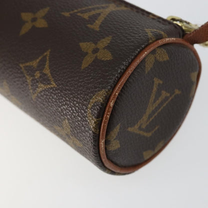 Louis Vuitton Papillon Pochette Monogram Canvas, BROWN, CANVAS, Clutche & pouche