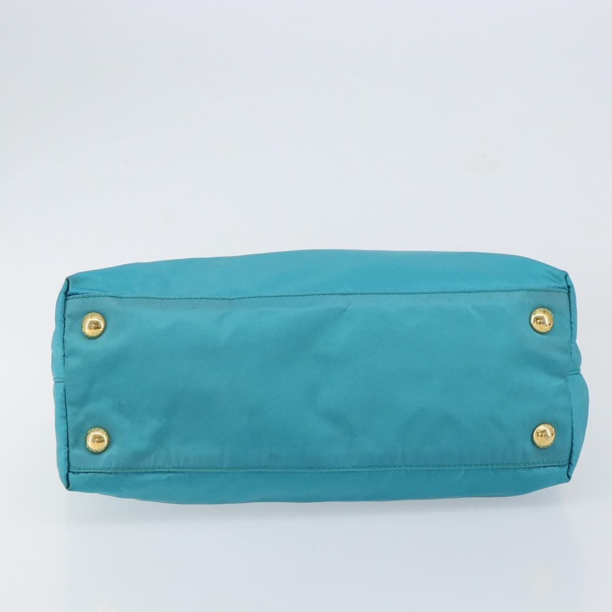 Prada Vintage Handbag Tessuto, TURQUOISE, NYLON, Handbag