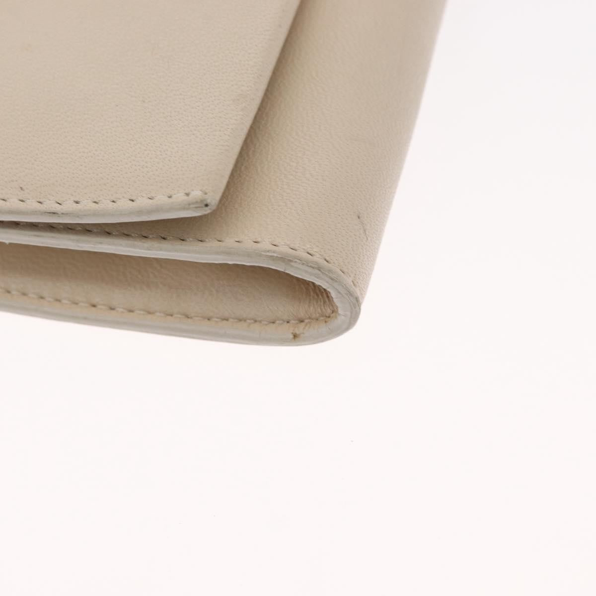 Chloe Chain Flap Crossbody Bag Leather, BEIGE, LEATHER, Shoulder bag